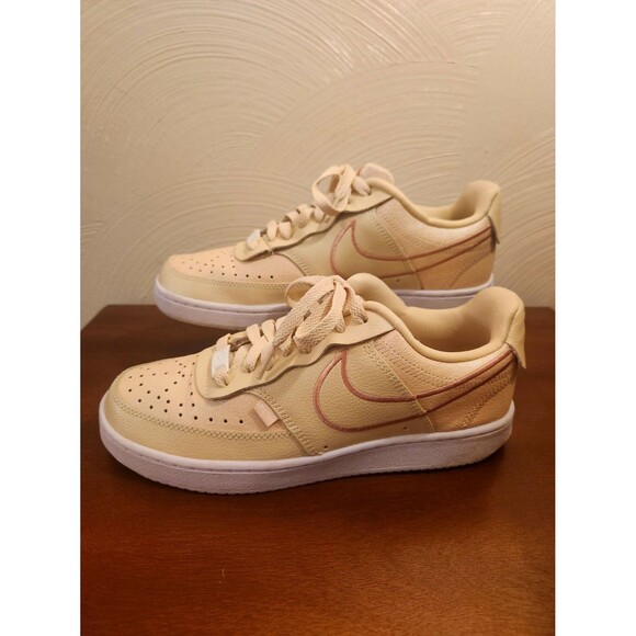 Nike Shoes - Nike Court Vision Low Premium Pearl White Beige DM0838-200 Size 8 Tennis Shoes
